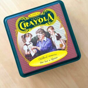 Crayola 1994 Retro Tin Box
